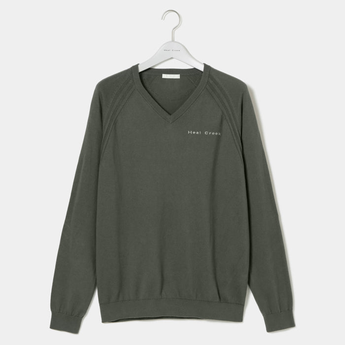 Heal Creek(ヒールクリーク)14G NOUVELLE Vネックニット