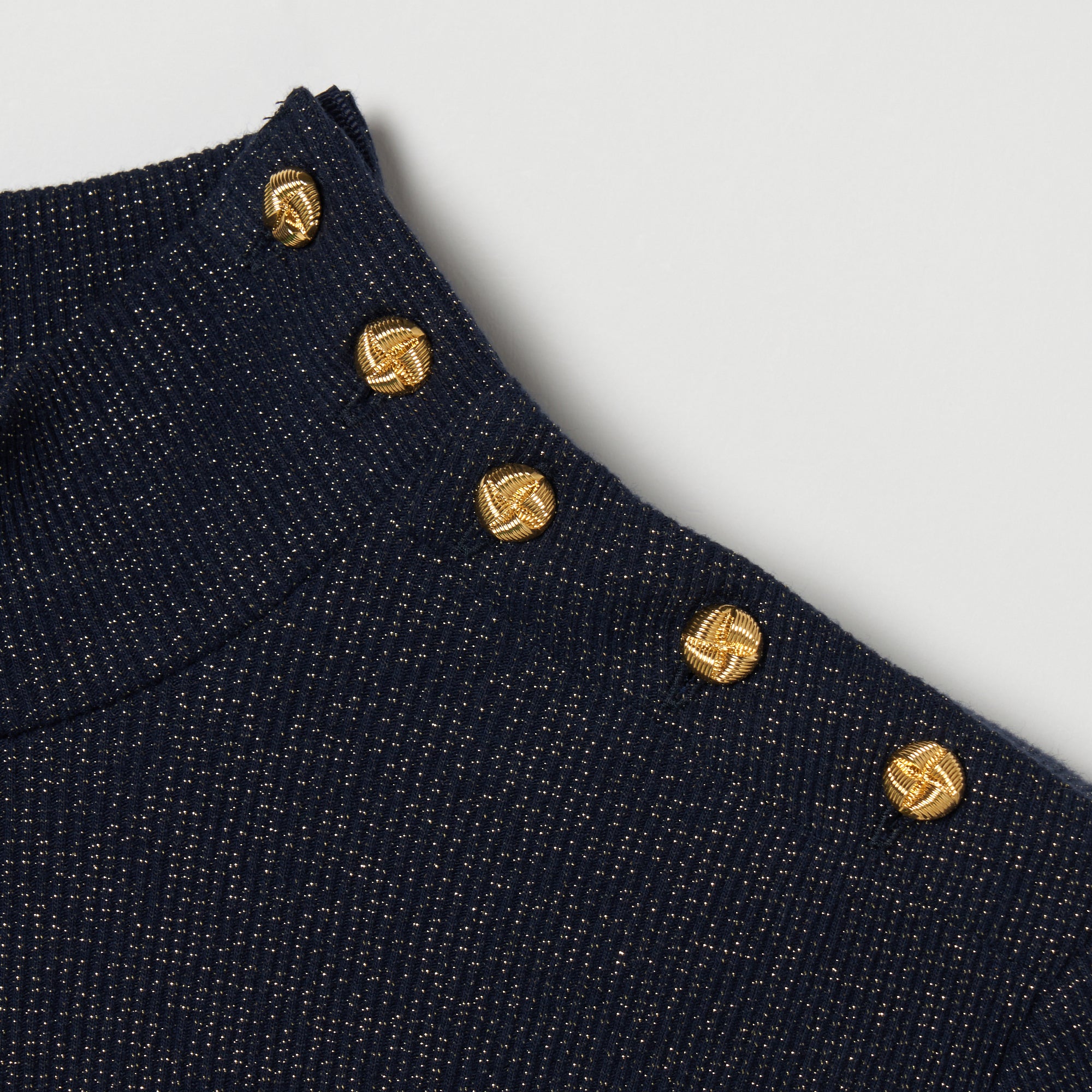 Heal Creek(ヒールクリーク)ラメテレコハイネックシャツ