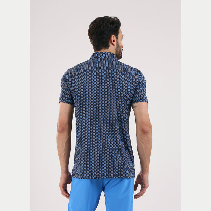 CHERVO(シェルボ)半袖プリントポロシャツ