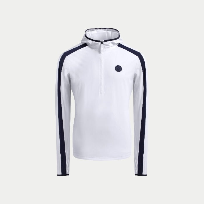 CHERVO(シェルボ)ハーフジップフーディープルオーバー