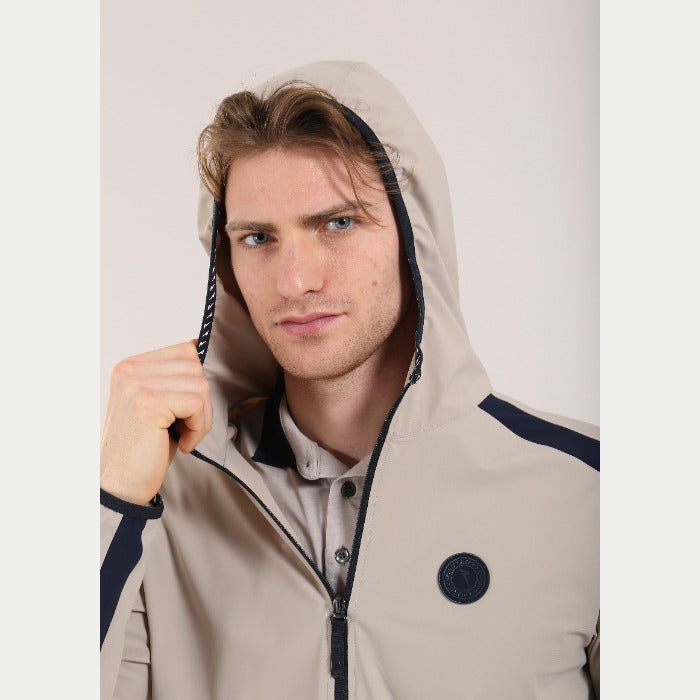 CHERVO(シェルボ)ハーフジップフーディープルオーバー