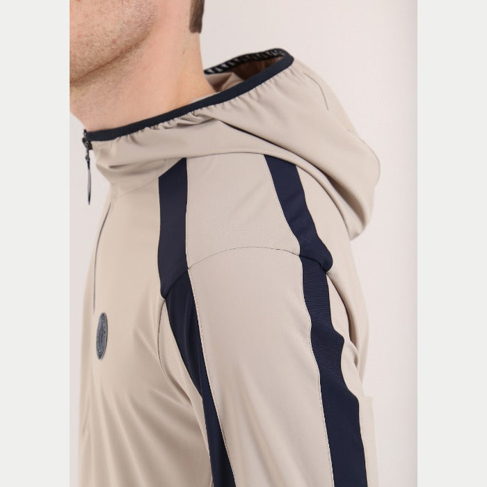 CHERVO(シェルボ)ハーフジップフーディープルオーバー