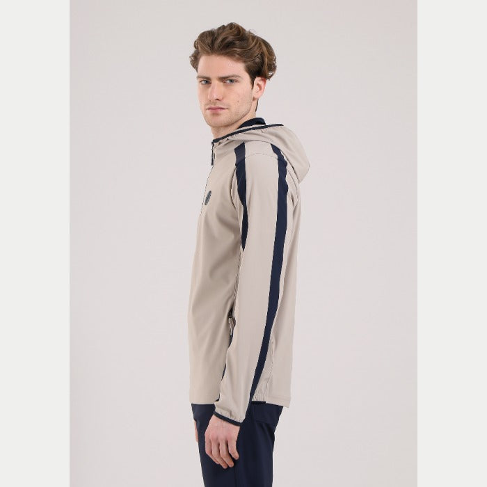 CHERVO(シェルボ)ハーフジップフーディープルオーバー