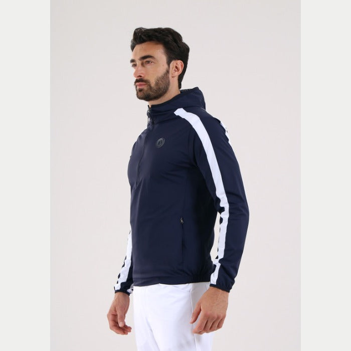 CHERVO(シェルボ)ハーフジップフーディープルオーバー