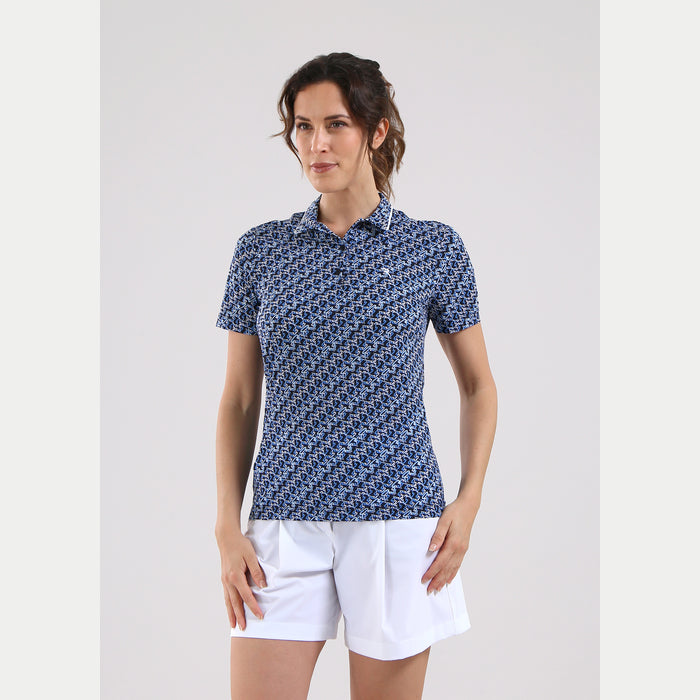 CHERVO(シェルボ)半袖プリントポロシャツ