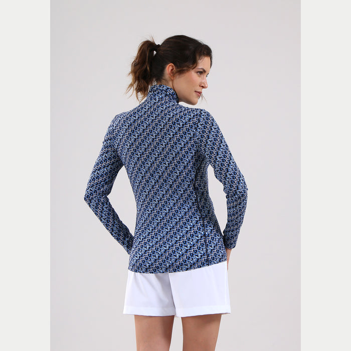 CHERVO(シェルボ)フルジッププリントブルゾン