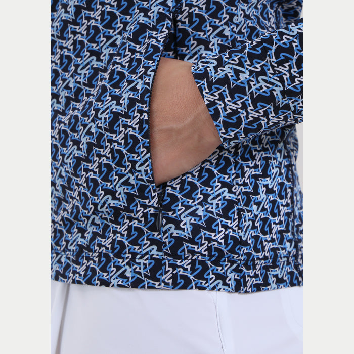 CHERVO(シェルボ)フルジッププリントブルゾン