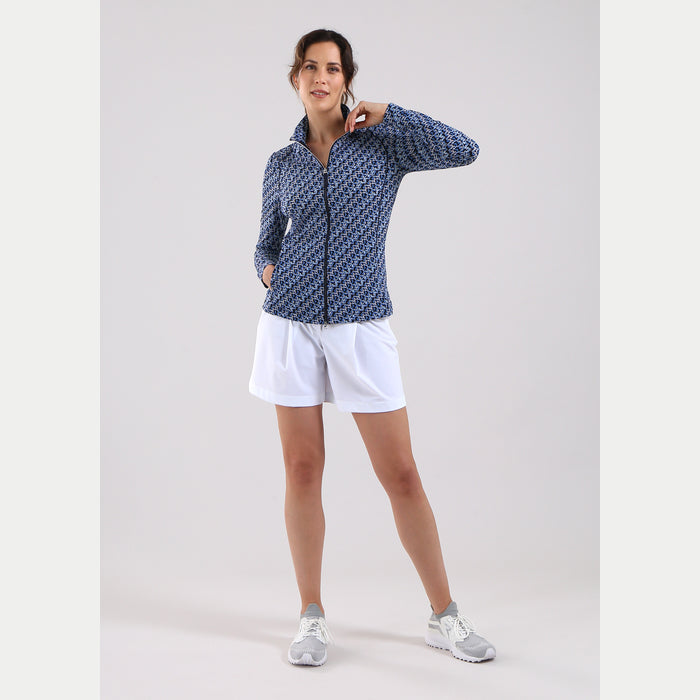 CHERVO(シェルボ)フルジッププリントブルゾン