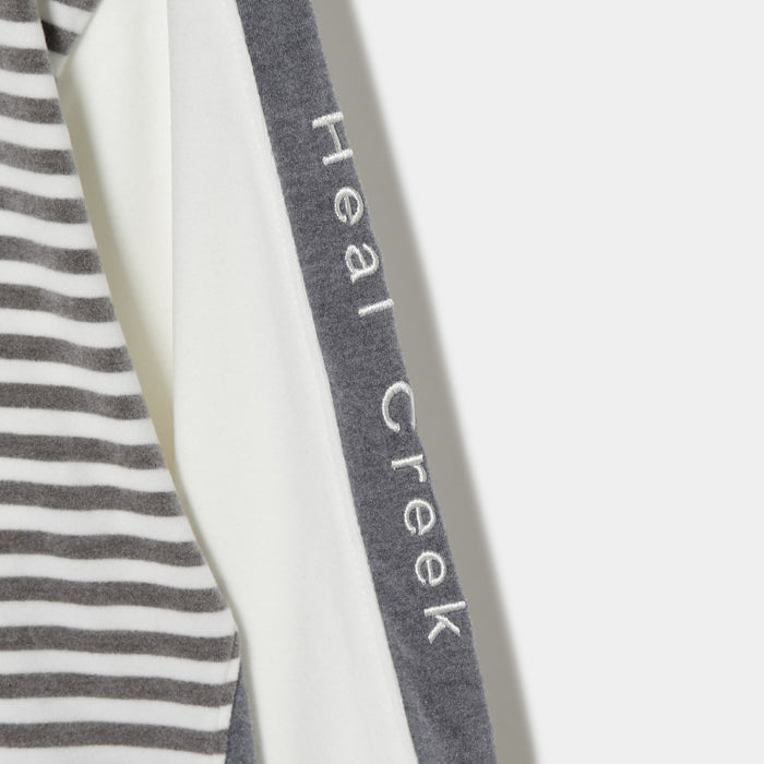 Heal Creek(ヒールクリーク)MIPベア天竺ボーダー切り替え長袖ハイネック