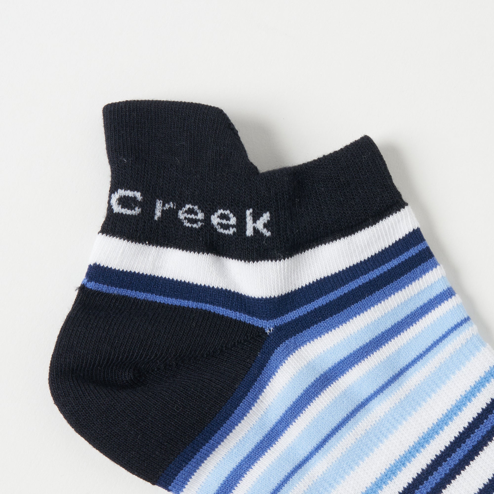 Heal Creek(ヒールクリーク)マルチカラーボーダースニーカーソックス