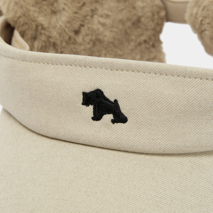 Heal Creek(ヒールクリーク)フェイクファー耳当て付きバイザー