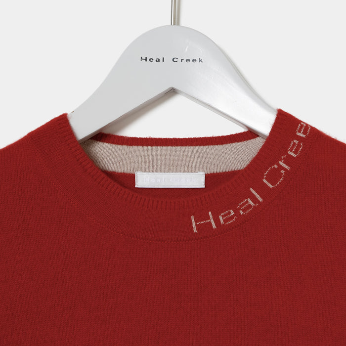 Heal Creek(ヒールクリーク)12G RUBY クルーネックニット