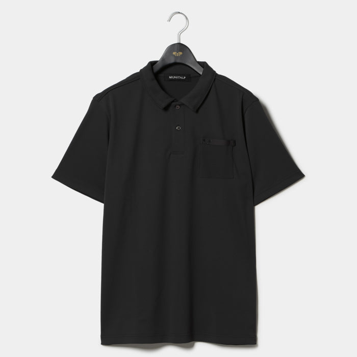 MUNITALP(ムニタルプ)ハイストレッチマイクロワッフル半袖シャツ