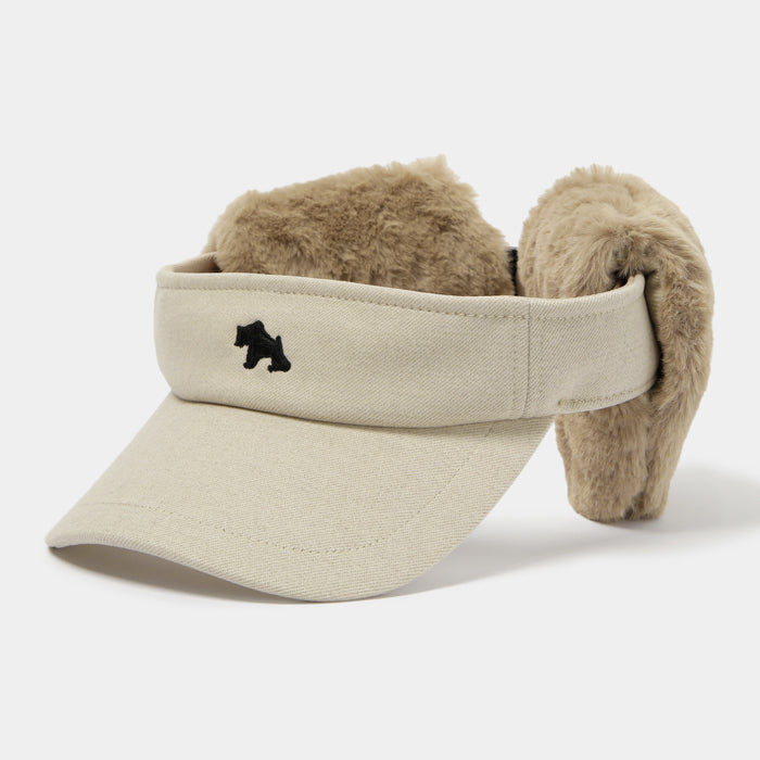 Heal Creek(ヒールクリーク)フェイクファー耳当て付きバイザー