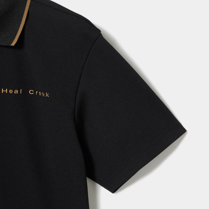 Heal Creek（ヒールクリーク）ポップコーンジャージ半袖ポロシャツ