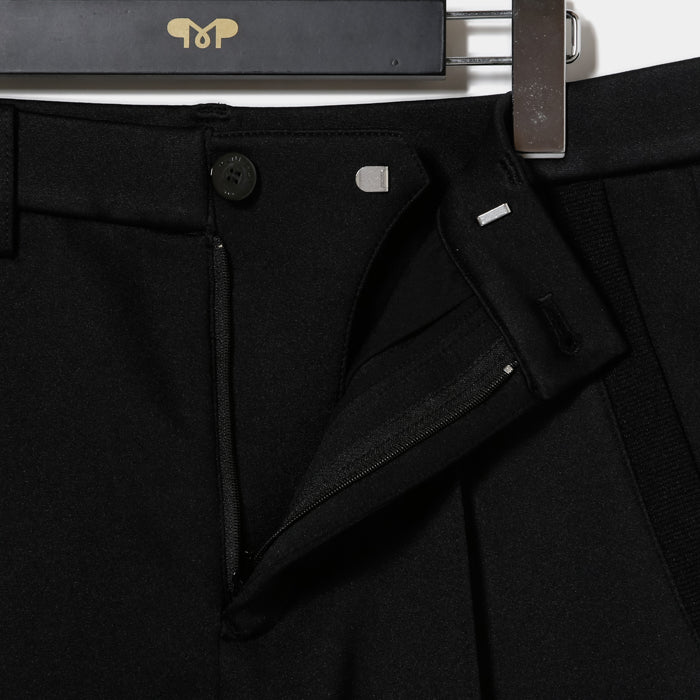 MUNITALP（ムニタルプ）Nylon tricot three layer×Fakeレザーパンツ