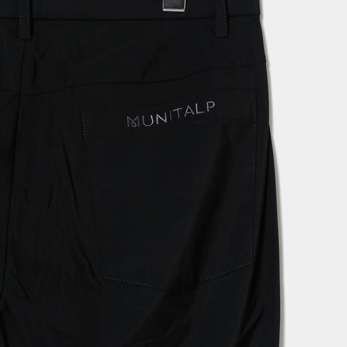 MUNITALP（ムニタルプ）Nylon tricot three layer×Fakeレザーパンツ