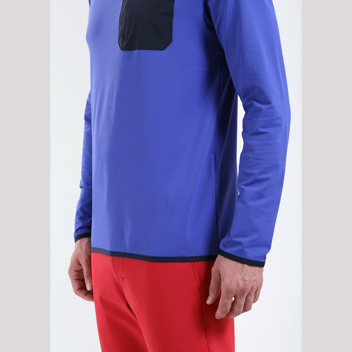 CHERVO（シェルボ）ポケット付きジップアップシャツ