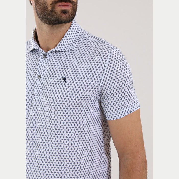 CHERVO（シェルボ）半袖プリントポロシャツ