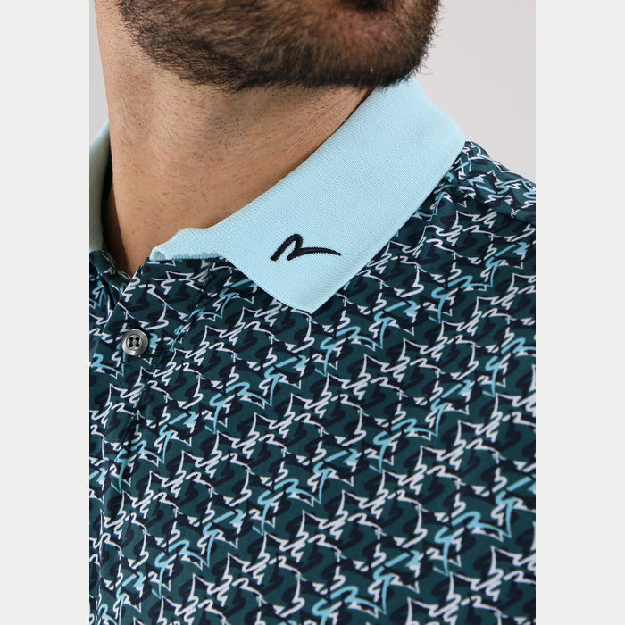 CHERVO（シェルボ）半袖プリントポロシャツ