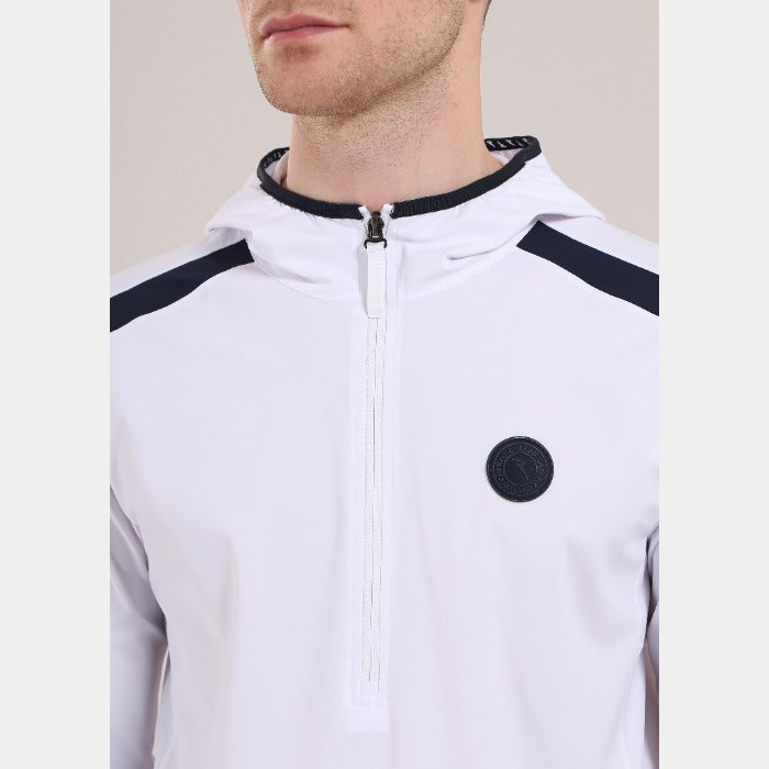 CHERVO（シェルボ）ハーフジップフーディープルオーバー