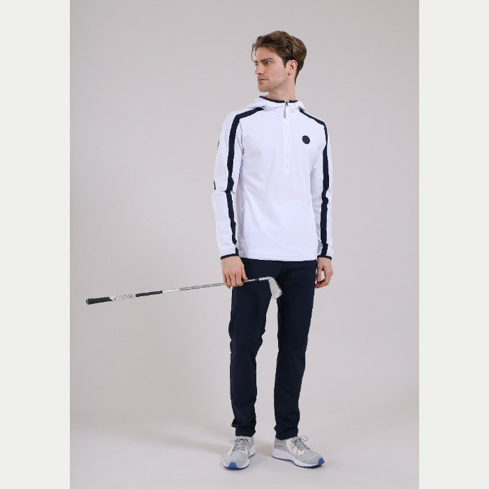 CHERVO（シェルボ）ハーフジップフーディープルオーバー