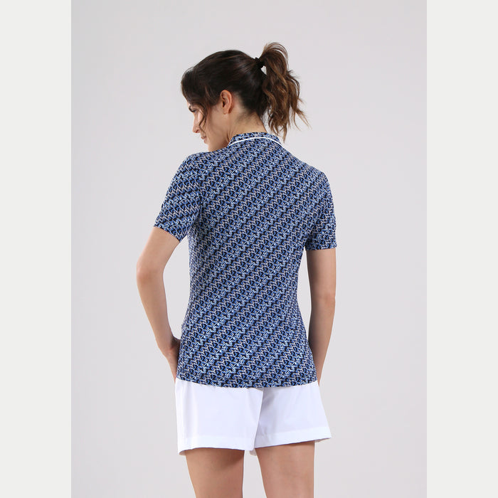 CHERVO（シェルボ）半袖プリントポロシャツ