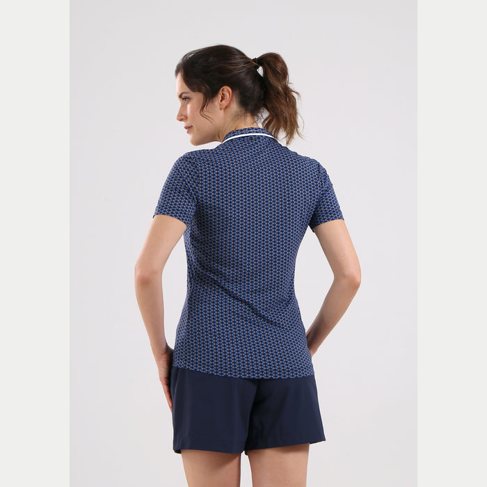 CHERVO（シェルボ）半袖プリントポロシャツ