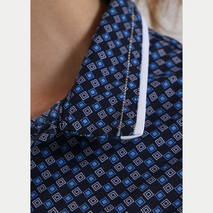 CHERVO（シェルボ）半袖プリントポロシャツ