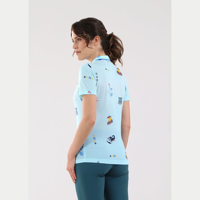 CHERVO（シェルボ）半袖プリントポロシャツ