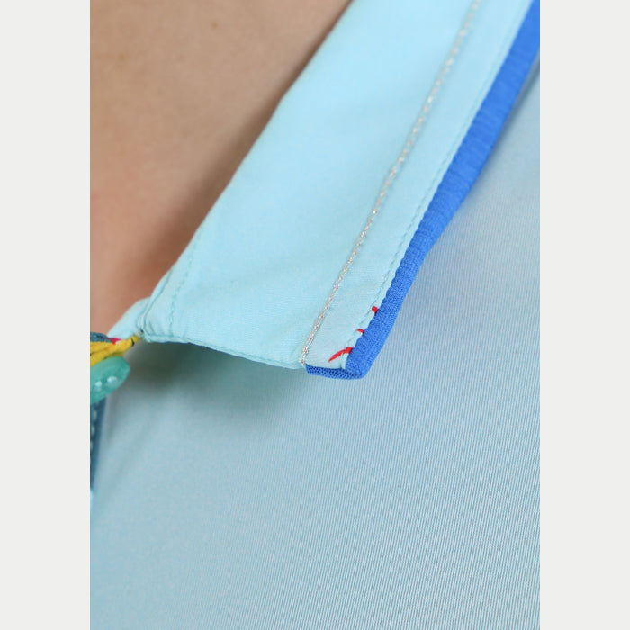 CHERVO（シェルボ）半袖プリントポロシャツ