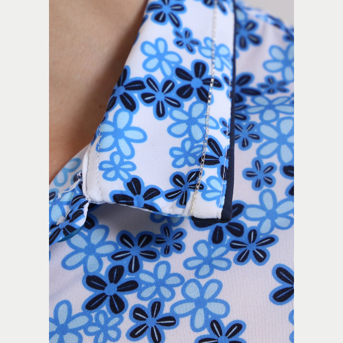 CHERVO（シェルボ）半袖プリントポロシャツ