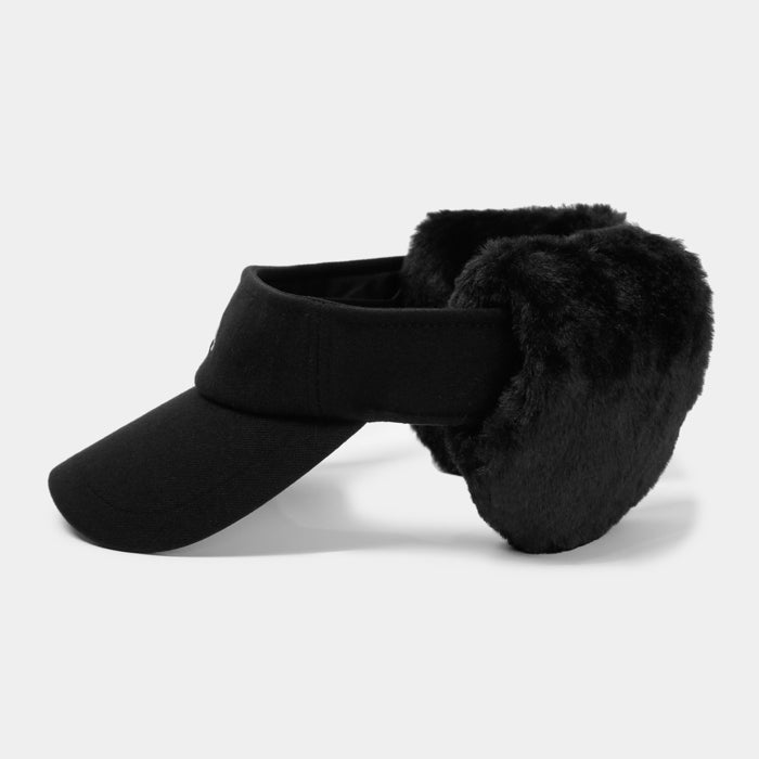 Heal Creek（ヒールクリーク）フェイクファー耳当て付きバイザー