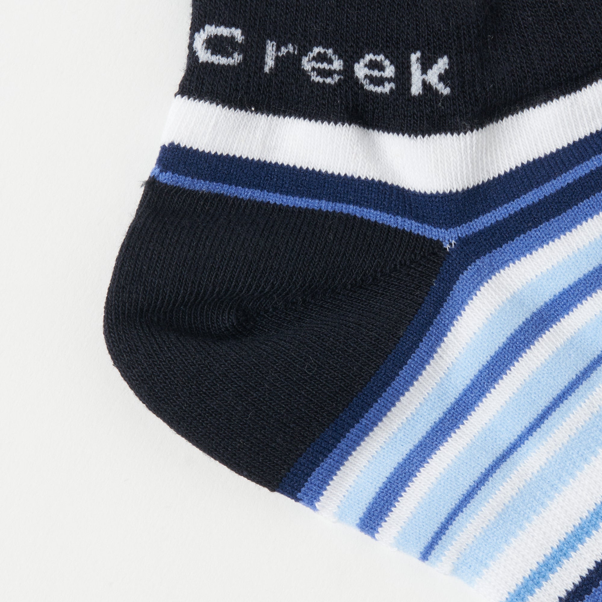 Heal Creek（ヒールクリーク）マルチカラーボーダースニーカーソックス