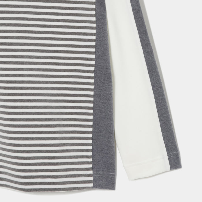 Heal Creek（ヒールクリーク）MIPベア天竺ボーダー切り替え長袖ハイネック