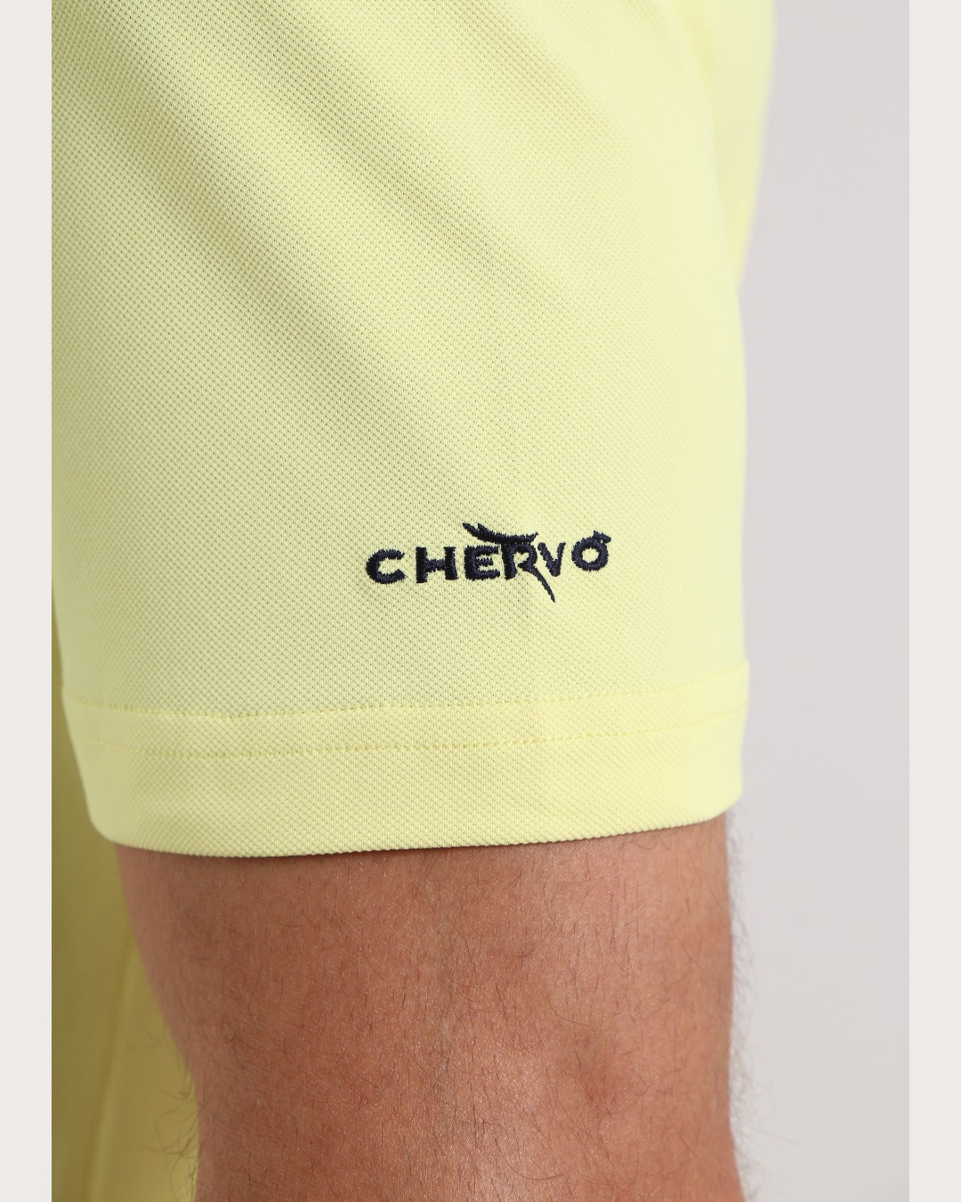 CHERVO（シェルボ）シンプルカノコ半袖ポロシャツ