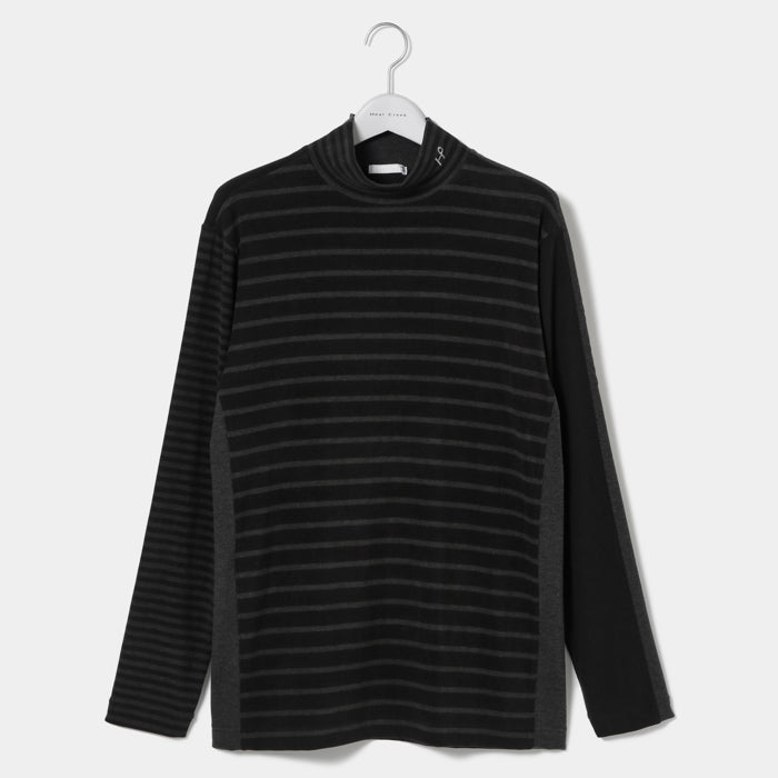 Heal Creek（ヒールクリーク）MIPベア天竺ボーダー切り替え長袖ハイネック