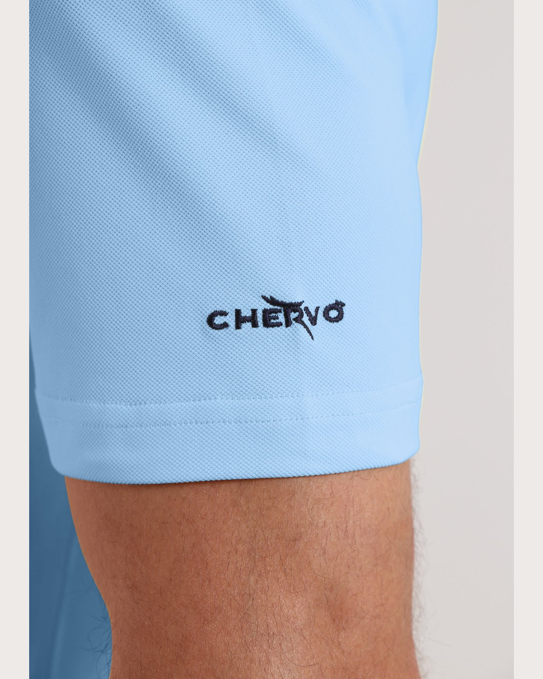 CHERVO（シェルボ）シンプルカノコ半袖ポロシャツ