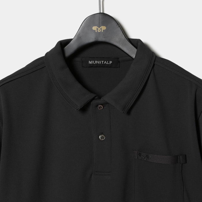 MUNITALP（ムニタルプ）ハイストレッチマイクロワッフル半袖シャツ