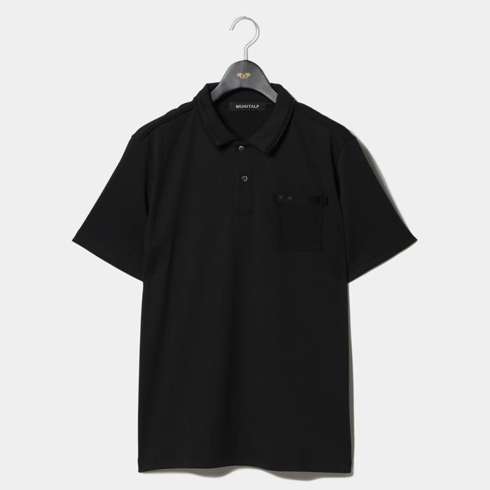 MUNITALP（ムニタルプ）ハイストレッチマイクロワッフル半袖シャツ